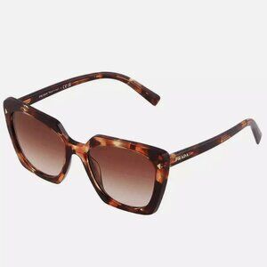 Prada Brown Ladies Butterfly 54mm Sunglasses